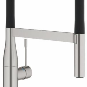 Essence Semi-Pro Pulldown Kitchen Faucet with Flexible Hose Spray - SuperSteel 30295DC0 Grohe