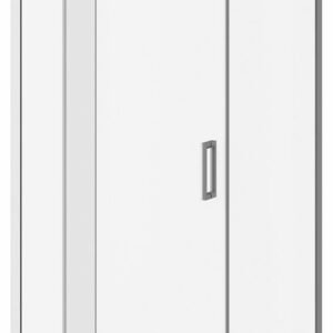 Distink (Box 1 of 2) 42" x 77" Pivot Shower Door for Corner Installation - Chrome DR1744-110-005 Kalia