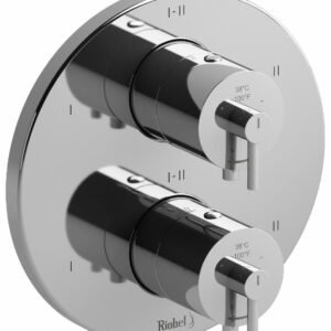 CS 6-Functions Thermostatic Valve Trim - Chrome TCSTM46C RIOBEL