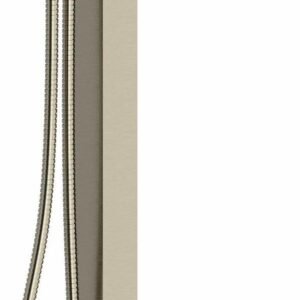 Zendo Single Hole Floor Mount Tub Filler Trim - Brushed Nickel TZO39BN RIOBEL
