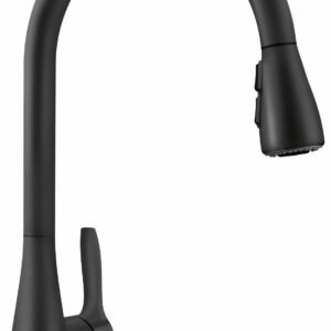 Atura Kitchen Faucet with Pulldown Spray - Matte Black 443027 Blanco