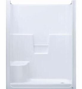 Barrett 60" x 36" RH Drain Shower Stall with LH Seat
 - White S602-0 Hytec