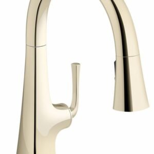 Graze Kitchen Faucet with Pulldown Spray - Vibrant French Gold 22063-AF Kohler