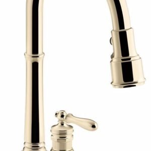 Artifacts Kitchen Faucet with Pulldown Spray - Vibrant French Gold 99260-AF Kohler