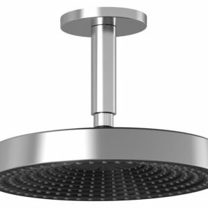 Moroka Premia 12" Round Rainshower Shower Head with Vertical Ceiling Arm - Chrome BF2158-110 Kalia