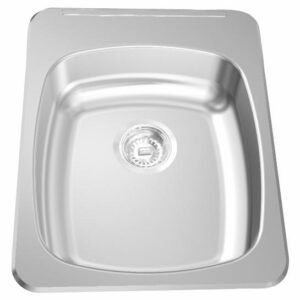 16-1/8" 3-Hole 1 Bowl Drop-In Kitchen Sink - Stainless Steel ALBS6405-1-3 Franke