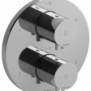 Riu 6-Functions Thermostatic Valve Trim - Chrome TRUTM46C RIOBEL
