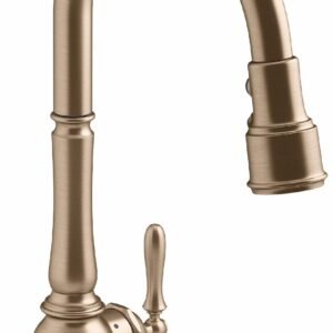 Artifacts Smart Touchless Kitchen Faucet with Pulldown Spray - Vibrant Brushed Bronze 29709-WB-BV Kohler