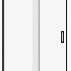 Distink 60" x 77" Alcove Pivot Shower Door - Matte Black DR1742-160-003 Kalia