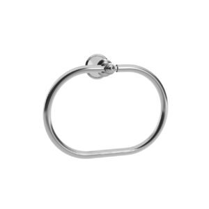 Rustik 9" Towel Ring - Chrome AC1505-110 Kalia