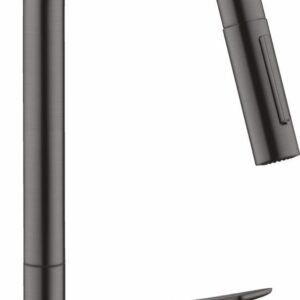 Axor Citterio M Kitchen Faucet with Pulldown Spray - Brushed Black Chrome 34822341 Axor