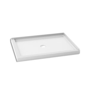 Koncept 48" x 36" RH Corner Acrylic Shower Base with Centre Drain - White BW1280-240 Kalia