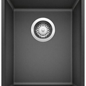 Precis U .75 Bowl Undermount Silgranit Sink - Anthracite 400827 Blanco