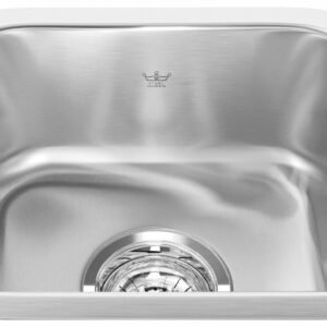 Steel Queen 13-3/8" 1 Bowl Undermount Kitchen Sink - Stainless Steel QSU1113-6 Kindred