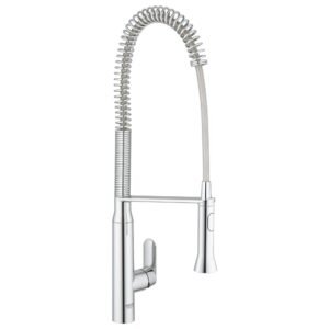 K7 Kitchen Faucet with Spring Pulldown Spray - Chrome 32951000 Grohe