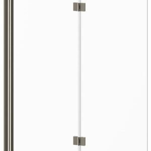 Flip 90 46" x 56" Pivoting Tub Shield - Brushed Nickel DR1450-120-000 Kalia