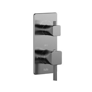 SquareOne 3-Way Thermostatic Valve with Integrated Diverter and Trim - Chrome BF1583-110 Kalia