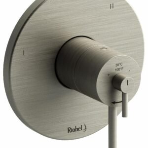 CS 3-Functions Thermostatic Valve Trim - Brushed Nickel TCSTM47BN RIOBEL