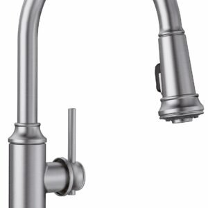 Empressa Kitchen Faucet with Pulldown Spray - Stainless 442500 Blanco