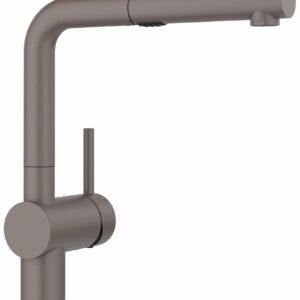 Linus Kitchen Faucet with Pullout Spray - Volcano Gray 526962 Blanco