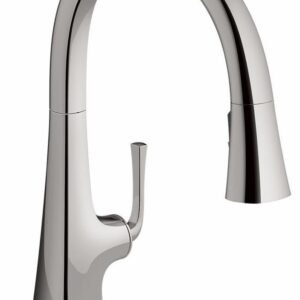 Graze Kitchen Faucet with Pulldown Spray - Vibrant Titanium 22062-TT Kohler