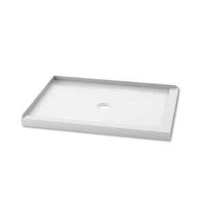 Koncept 48" x 36" LH Corner Acrylic Shower Base with Centre Drain - White BW1281-240 Kalia