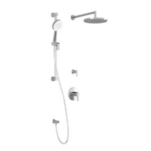 Kontour T2 Plus Thermostatic Shower System with Wall Arm - Chrome BF1337-110-100 Kalia