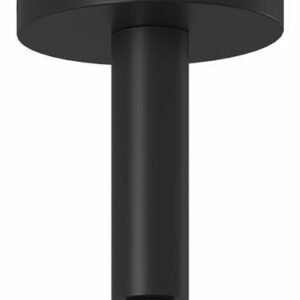 Kareo Premia 6" Ceiling Mount Shower Arm with Round Flange - Matte Black 107388-160 Kalia