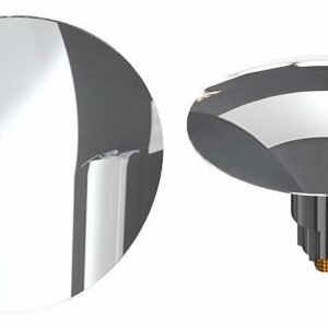 Clicker Waste & Overflow Trim Kit with Round Slide-On - Chrome TR02Q-CP +osb
