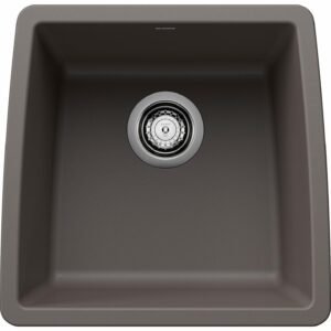 Performa U 1 Bowl Undermount Silgranit Bar Sink - Volcano Gray 402932 Blanco