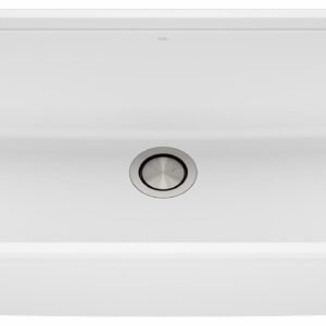 Bacia 33" Granistone 1 Bowl Undermount Kitchen Sink with Silicone Mat & Drain - White KS2125-310 Kalia