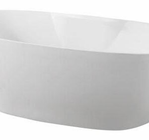 Glance Flash Freestanding Tub with White Drain - White AFT7897W LOOKBath