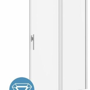Koncept Evo 48" x 77" Alcove Sliding Shower Door Left Opening - Chrome DR2048-110-005 Kalia