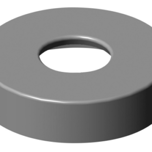 Kontour Round Shower Arm Flange - Matte Black 102898-160 Kalia