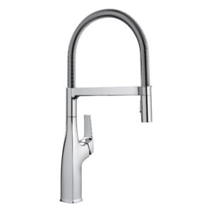 Rivana Semi-Pro Kitchen Faucet with Pulldown Spray - Chrome 442675 Blanco