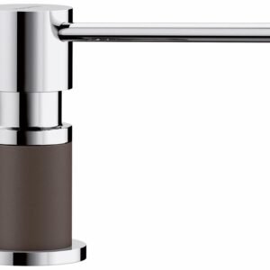 Lato Soap Dispenser - Chrome/Cafe 402303 Blanco