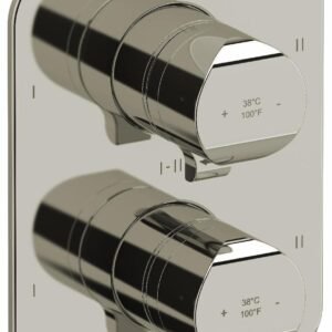 Salome 6-Functions Thermostatic Valve Trim - Polished Nickel TSA46PN RIOBEL