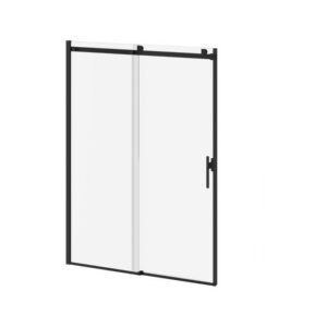 Koncept Evo (Box 2 of 2) 60 x 77 Alcove Sliding Shower Door Mobile Panel - Matte Black DR1793-160-003 Kalia