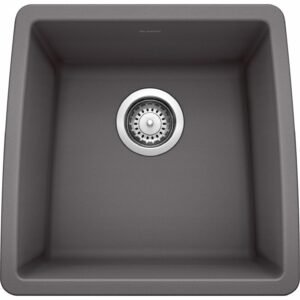 Performa U 1 Bowl Undermount Silgranit Bar Sink - Cinder 401844 Blanco