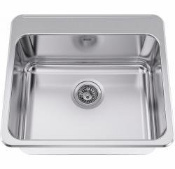 23-1/8" 1 Bowl Drop-In Kitchen Sink - Stainless Steel LBS6110P-1 Franke
