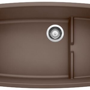 Performa Cascade 1.5 Bowl Undermount Silgranit Sink - Cafe 400887 Blanco