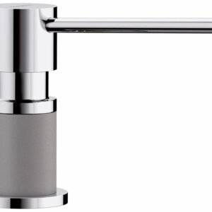 Lato Soap Dispenser - Chrome/Metallic Gray 402305 Blanco