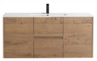 Alden Vanity 48" x 18" 2-Drawer Vanity (Cabinet Only) - Oak DC2218-48OAK Duval