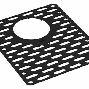 Silicone Mat for 31'' Sink Double Bowl 50/50 - Matte Black 107347-320 Kalia