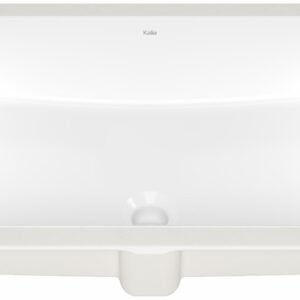 Ceska Rectangular Undermount Bathroom Sink - White FU2116-240 Kalia