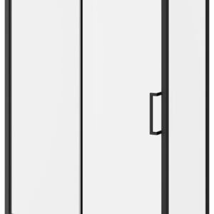 Ikonik 32" x 79" Return Panel for Corner Installation - Matte Black DR1843-160-003 Kalia