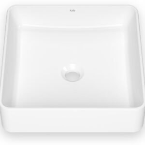 Urba Square Drop-In Bathroom Sink - White FU2110-240 Kalia