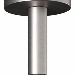 Kareo Premia 6" Ceiling Mount Shower Arm with Round Flange - Pure Nickel 107388-125 Kalia