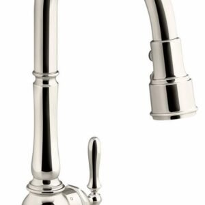 Artifacts Touchless Kitchen Faucet with Pulldown Spray - Vibrant Polished Nickel 29709-SN Kohler