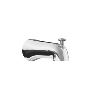 Square Slip Fit Tub Spout with Diverter - Chrome 105138-110 Kalia